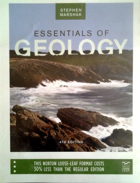 Geology textbook Essentials of Geology by Stephen Marshak