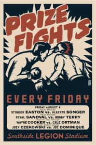 Gary Joseph boxing broadside poster