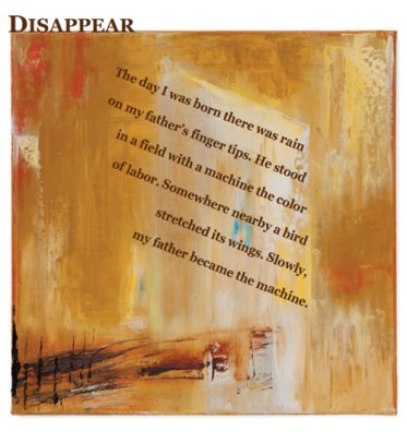 This broadside was a "Switcheroo" for a annual Broadsided Press feature. Poet Philip Schaefer and Painter Maura Cunningham were the creators of this broadside.