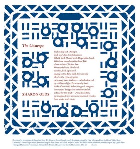 The Unswept, by Sharon Olds, from New Michigan Press