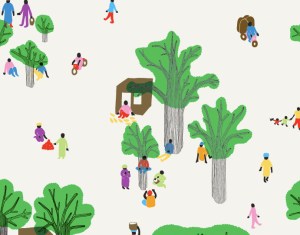 Organic pattern titled "Afriko" by Korner Union taken from pattern foundry.com 