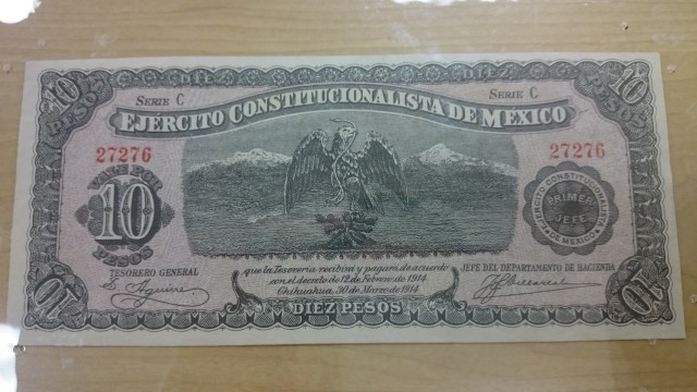 Ten Mexican Pesos