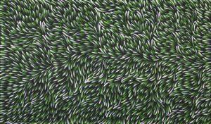 This example is by Gloria Petyarre - Bush Medicine Dreaming, 2008. And was found on Flyeschool here.