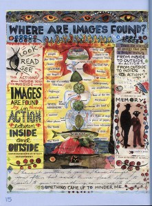 Page 15 from Lynda Barry's graphic novel, "What It Is."