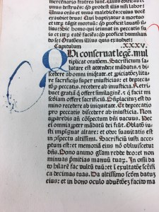 A page of a Koberger Bible.