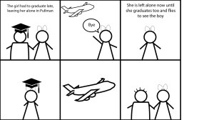 This is a comic created using Adobe Illustrator for DTC 201: Tools and Methods of Digital Technology.