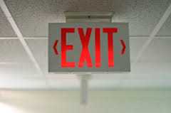 red-exit-sign